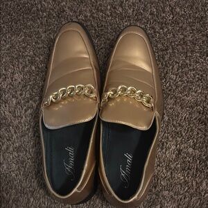 Amalfi Gold Slip-On Loafers